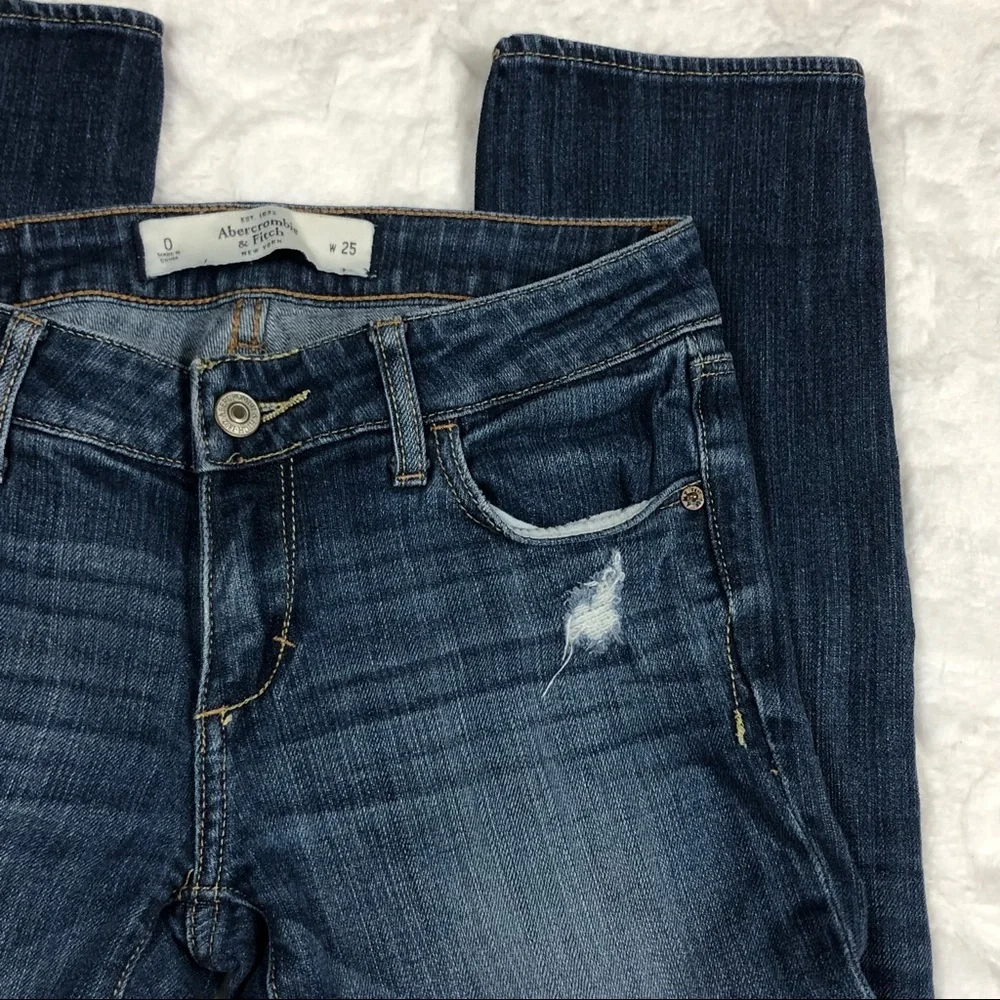 Abercrombie & Fitch Blue Jeans waist 25 - Picture 9 of 16